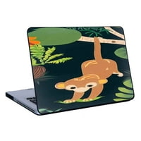 Kompatibilan je s Macbook Pro Retina Telefonska futrola, Južansko-tema-majmun-tigar - Silikonska futrola