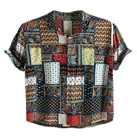 MUŠKARCA REAL izrezana bluza, labavi fit majica s kratkim rukavima za ljetnu majicu na plaži Ležerne
