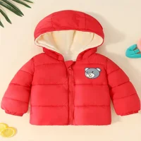 Dječji dječji djevojke puffer kaput baršunasta jakna s kapuljačom za jesen zimsku novu