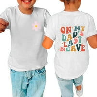 Majica shldybc 4. jula, dječji dječji dječaci Boys Pamuk Basic Slow majice Torbe Shorts Ruka za majicu