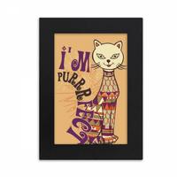 Savršeni slogan šarene mačke životinjske stočne površine Foto okvir slikovni prikaz umjetnička slika