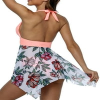 Ženska cvjetna plićaka sa kratkim dno kratke kupaći kostim kupaći kostimi odjeća za kupaće odijelo podstavljeno