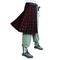 Leey-World Muške hlače Muške pamučne posteljine hlače elastične strukske vučne pantalone Ležerne prilike