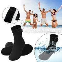 Čarape unise vodootporni neklizajući snorkeling sportske čarape crne boje