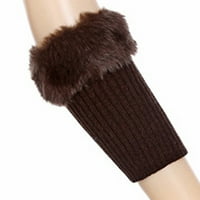 Ženske zimske toplije pletene noge zagrijavači kroštrine Slouch Boot čarape
