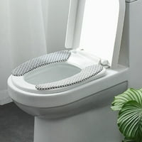 Wanwan Par toaletni poklopac super mekano vodootporan PVC univerzalni zimski približni prostirki za toaletni jastuk za dom