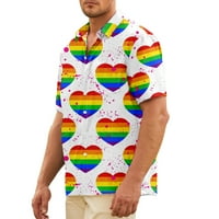 Dječak prijatelj u boji 3D tipke za ispis Mekani prozračni kasetni džep na košulji na havajsku majicu,