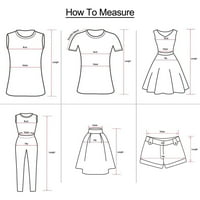 IOPQO Ljetne haljine za žene Ženske moći bez rukava Maxi sandress haljina u boji A-line Ljeto tisak