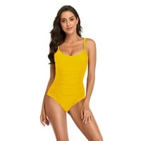 Tawop metalik kupaći odjevni odijelo za žene seksi čvrste otvorene stražnji dio bikini kupaći kostim