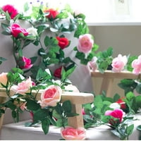 Nvzi 37. FT FAKE ROSE VIRE CIJEVI CIJEVI Umjetni cvijet Viseća ruža Ivy Početna Hotelska ured za vjenčanje