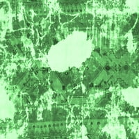 Ahgly Company Indoreni pravokutnik Sažetak Smaragdno zeleni modernim prostirkama područja, 8 '10'