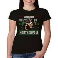 Divlji bobby, smiješna dizalica Santa teretana Dobrodošli na sjeverni prekleti, ružni Božić, džemper