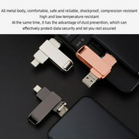 4GB USB 3. Flash Drive, 2-in-dvostruki USB tip -C Flash Drive 512GB Thumb Pogon Metal Metal Stick za
