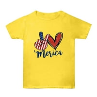 Košulje za žene 4. jula Dan nezavisnosti Grafički posadni kratki rukav T-majica
