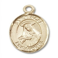 14KT Žuto zlato St. Rose of Lima Medalja