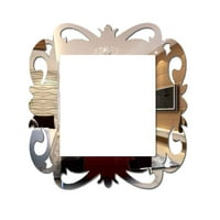 Akrilni prekidač Paste za paste Decor ogledalo Zidne naljepnice Romantične kućne zrcale ukrasne zidne
