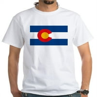 Cafepress - Colorado Flag bijela majica - Muške klasične majice