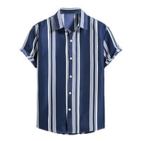 Zermoge majice za muškarce plus veličine čišćenje ljeto nova modna tiskana kratka rukava majica Muška