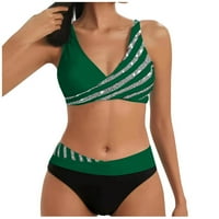 Hoksml Retro kupaći komisioni za žene, ljetni ženski print kupaći kostim modne kupaće kostime odjeće