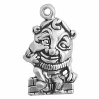 Sterling srebrna 7 šarm narukvica sa priloženim 3D Humpty Dumpty na zidnom šarmu