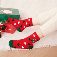 PLOKNPLQ Čarape za žene za žene Ženske božićne čarape Slatke tople udobne čarape Početna Čarapa Čarape