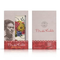 Dizajni za glavu Službeno licencirani Frida Kahlo Portreti i citira cvjetna pokrivača kože kože novčanik Komuniziran s Samsung Galaxy A 5G 5g