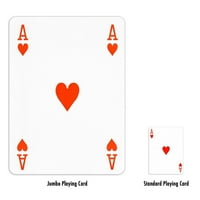 Igre i sportski stručnjak 8 11 Super Jumbo igranje poker kartica, divovske igračke kartice, ekstra velike