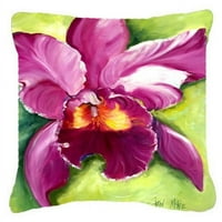 Carolines blaga orhideja platna od platna ukrasni jastuk