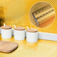 15.6 X117 Zlatni kontakt Papir Papir i tapion za tapetu Kuhinsh Backplash Vodo ulje Pozadina Samoljepljiva