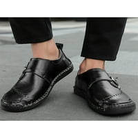 Muškarci Nelični Oxford cipela Prozračna kožna cipela za kožu za vjenčanje Comfort čipke Crne 7