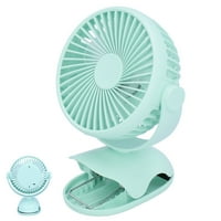 Ventilator za isječak, klipni ventilator punjivi za desktop zelenu