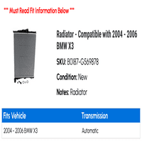 Radijator - kompatibilan sa - BMW 2005
