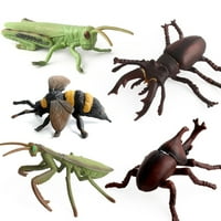 Lomubue Simulacija PVC insekata Bug životinjski lik model obrazovne dječje igračke
