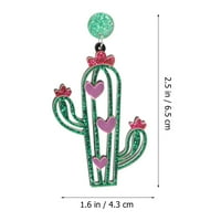 Naušnice u paru kaktuse Drop Danger Minđuše Modni nakit za žene Djevojke