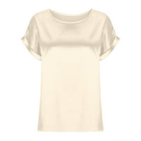 Gathrrgyp ženske majice kratkih rukava na prodaji zazora, modni ženski ljetni okrugli vrat čvrsti kratki
