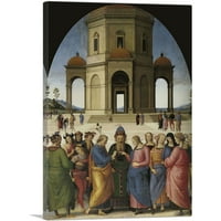 Brak Djevice Canvas Art Print Raphael - Veličina: 40 26