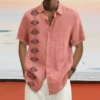 Corashan Muški usjev dizajner proljeće ljeto muške povremene pamučne posteljine pune boje majica kratkih