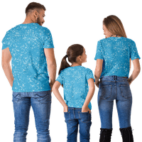 FNNYKO crtana majica za obitelj Lilo & Stitch tiskani casual skrozleeve poliester o-izrez ulice majica