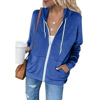 Naughtyhood zip up hoodie ženske ležerne dugih rukava lagane džempere Jakne za modnu odjeću