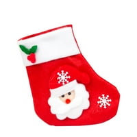 Giligiliso božićne čarape poklon torbe božićni ukrasi ukrasi Božićne santa claus snjegovića čarapa bombona