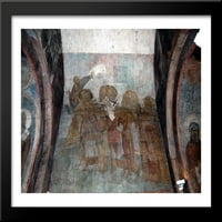Postupak prosudbe Pravednika do neba velikog crno drvo uokvirenog ispisa umjetnost Andrei Rublev