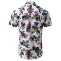 Muška ležerna majica s majicama Ljeto tiskovina Ogrlica od karata Pojedinačna majica kratkih rukava