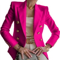 Ženske casual bluže dugih rukava tanko slim radna kancelarija blezer jakna
