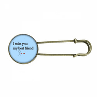 Najbolji prijateljstvo prijatelja Retro Metal Brooch PIN Clip nakit