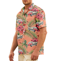 Havajska majica Clotori Cloters Kratki rukav Ljeto plaža Ležerne tipke Down Aloha Majica Kids Adult