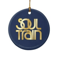 Soul Train logo Porcelanski odmor za odmor Božićno stablo - 2,8