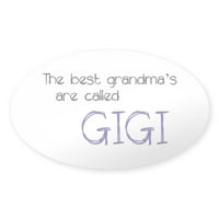 Cafepress - najbolja baka naziva se Gigi naljepnica - naljepnica