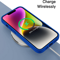 Nalacover za iPhone Pro magnetsku futrolu, kompatibilan sa magsafe natrag u tekućim silikonskim telefonom