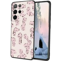 Pink-Leopard-Design - Telefonska futrola za Samsung Galaxy S Ultra za žene Muškarci Pokloni, Mekani
