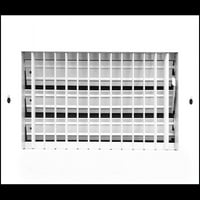 10 W 4 h difuzor za napajanje zraka - HVAC ventilatni poklopac bočni zidar ili strop - Registar rešetke